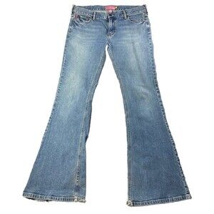 Hollister Stretch Women Jeans Wide Legs Size 11